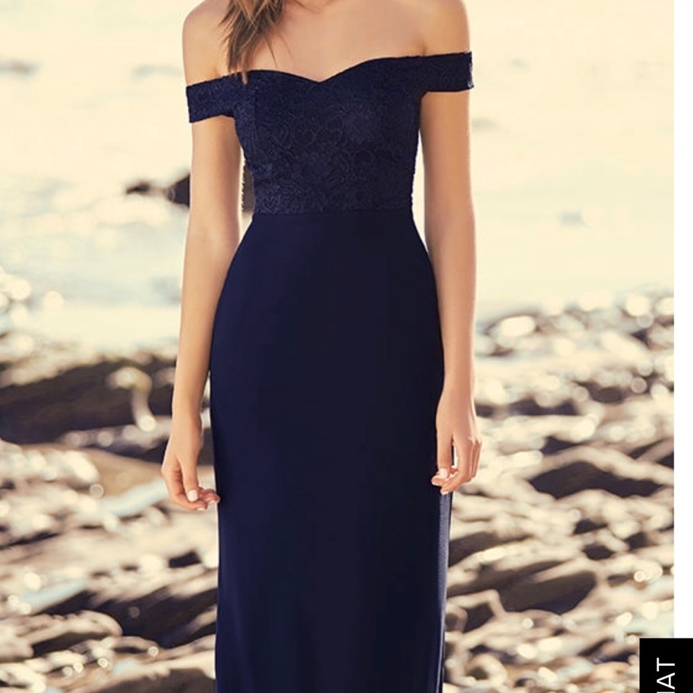 Off the shoulder maxi dress